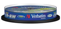 Verbatim CD-RW 12x 700 MB 10 stuk(s)