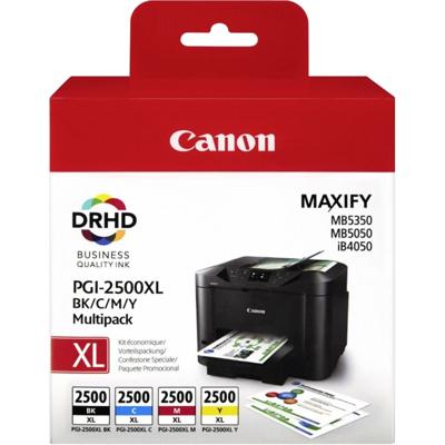 Canon PGI-2500XL C/M/Y/BK inktcartridge Origineel Zwart, Cyaan, Magenta, Geel Canon PGI-2500XL C/M/Y/BK inktcartridge Origineel Zwart, Cyaan, Magenta, Geel
