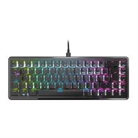 Roccat Vulcan II Mini 65% optisch gaming toetsenbord (DE-lay-out), RGB-verlichting, afneembare kabel, aluminium oppervlak, zwart, ROC-12-041