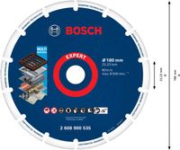 Bosch Accessoires Expert Diamond Metal Wheel doorslijpschijf 180 x 22,23 mm - 1 stuk(s) - 2608900535