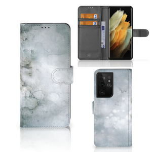 Hoesje Samsung Galaxy S21 Ultra Painting Grey