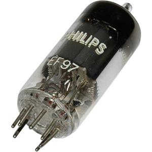 EF 97 Elektronenbuis Pentode 25 V 2.7 mA Aantal polen: 7 Fitting: Miniatuur 1 stuk(s)