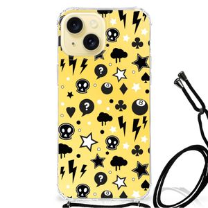 Extreme Case Apple iPhone 15 Punk Geel