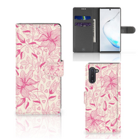 Samsung Galaxy Note 10 Hoesje Pink Flowers