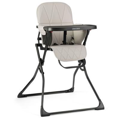 Viking Choice  Kinder eetstoel knoei proof - 60x70x95 cm - Zwart/Grijs