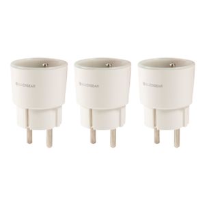 Slimme Stekker Wifi met Penaarde - 3-pack