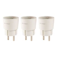 Slimme Stekker Wifi met Penaarde - 3-pack