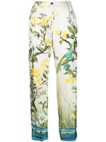 F.R.S For Restless Sleepers pantalon en soie à fleurs - Tons neutres