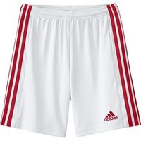 adidas Squadra Training Short Kids - Opruiming - Kleding - White/Red - maat 128