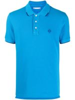 Jacob Cohën polo à logo brodé - Bleu