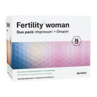 Nutriphyt Fertility Vrouw Voedingssupplement Vruchtbaarheid Duo Pack Improvum + Omarin - thumbnail