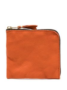 Comme Des Garçons Wallet porte-cartes à fermeture zippée - Orange