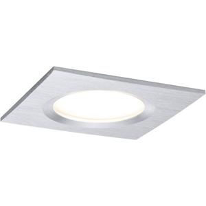 Paulmann LED-inbouwlamp voor badkamer Set van 3 stuks 18 W Aluminium (gedraaid)