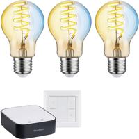 5194 Paulmann Home Starterkit verlichting E27 Energielabel: G (A - G) Warmwit tot koudwit - thumbnail