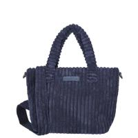 Enrico Benetti Corduroy Ribstof Handtas/Schoudertas Rosie Navy