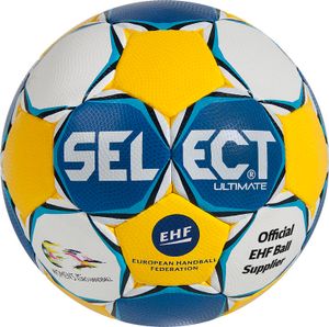 Select Handbal Ultimate EC wit/blauw/geel maat 3