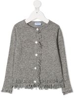 Siola cardigan à franges - Gris