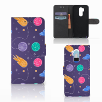 LG G7 Thinq Wallet Case met Pasjes Space