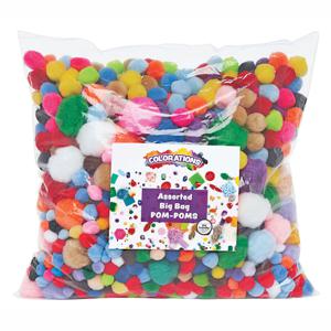 Colorations Zak Pompoms 450 gram, 1200st.