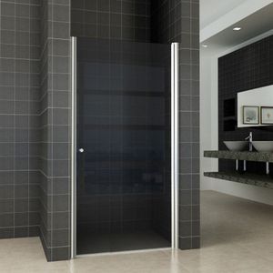 Nisdeur Wiesbaden met profiel Rookglas 80x202cm 8mm Nano coating