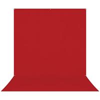 Westcott X-Drop Pro Kreukbestendig 8' x 13' (2,44 x 3,96 m) Sweep Achtergrond voor full-body foto's en groepsportretten, video-interviews en fotocabines - draagbaar en reisvriendelijk (scharlaken