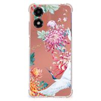 Motorola Moto G24 | G24 Power | G04 Case Anti-shock Bird Flowers