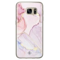 Samsung Galaxy S7 siliconen hoesje - Purple sky