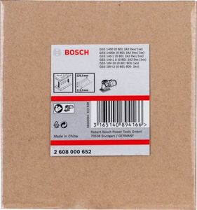 Bosch Accessories 2608000652 Gatengereedschap voor ongeperforeerde schuurbladen, 120,5 x 112,5 mm, 6 gaten