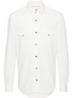 Brunello Cucinelli polo en coton piqué - Blanc