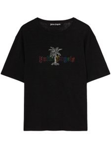 Palm Angels t-shirt à logo imprimé - Noir