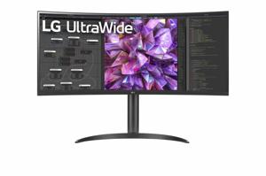 LG UltraWide 34WQ75C-B ledmonitor 2x HDMI, 1x DisplayPort, 5x USB-A, 1x USB-C, 1x RJ-45