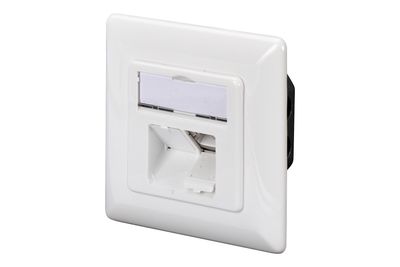 Digitus DN-9002-N Netwerkdoos Opbouw (op muur) CAT 5e 2 poorten Zuiver wit