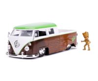 JADA auto Marvel Groot 1963 VW Bus Pickup 1:24 die-cast bruin