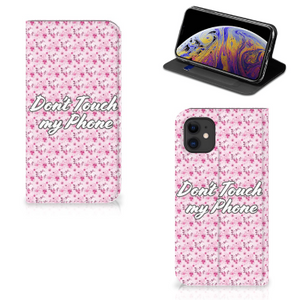 Apple iPhone 11 Design Case Flowers Pink DTMP