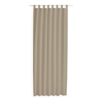 Kant en Klaar Gordijn Met Lus Beige - 140cm x 260cm