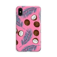 Kokosnoot roze: iPhone Xs Volledig Geprint Hoesje