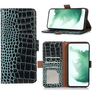 Crocodile Series Nokia G400 Wallet Leren Hoesje met RFID - Groen