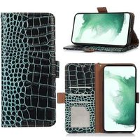 Crocodile Series Nokia G400 Wallet Leren Hoesje met RFID - Groen - thumbnail