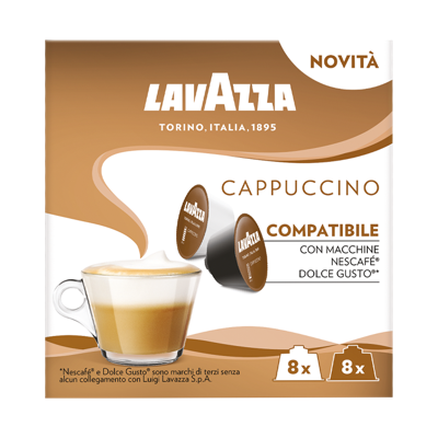 Lavazza Cappuccino Koffiecapsule 16 stuk(s) Lavazza Cappuccino Koffiecapsule 16 stuk(s)
