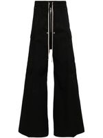 Rick Owens Cargobelas low-waist wide-leg trousers - Noir