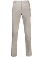 DONDUP pantalon chino à coupe slim - Gris