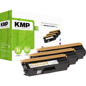 KMP Tonercassette vervangt Brother TN-325C, TN-325M, TN-325Y, TN325C, TN325M, TN325Y Compatibel Cyaan, Magenta, Geel 3500 bladzijden B-T38 CMY