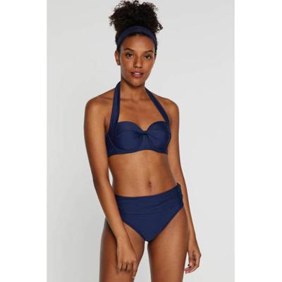 BEACHWAVE halter beugeltop marine