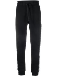 Versace Jeans Couture pantalon de jogging à bande logo - Noir