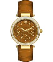 Horlogeband Michael Kors MK2546 Leder Bruin 21mm - thumbnail