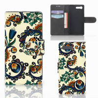 Wallet Case Sony Xperia X Compact Barok Flower - thumbnail