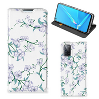 OPPO A52 | A72 Uniek Smart Cover Blossom White