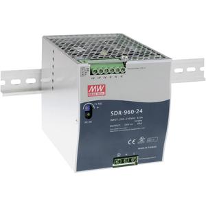 Mean Well SDR-960-24 DIN-rail netvoeding 24 V/DC 40 A 960 W Aantal uitgangen: 1 x Inhoud: 1 stuk(s)