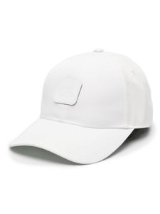 C.P. Company casquette en serge à patch logo - Blanc