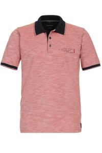 Casa Moda Casual Casual Fit Polo shirt Korte mouw rood